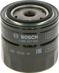 BOSCH 0 986 4B7 000 - Filtru ulei aaoparts.ro