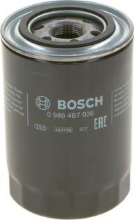 BOSCH 0 986 4B7 036 - Filtru ulei aaoparts.ro