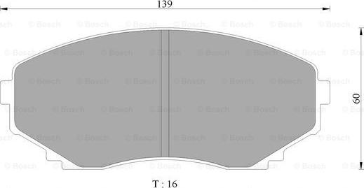 BOSCH 0 986 505 941 - Set placute frana,frana disc aaoparts.ro