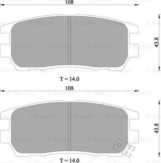 BOSCH 0 986 505 913 - Set placute frana,frana disc aaoparts.ro