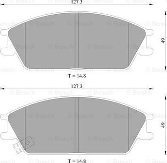 BOSCH 0 986 505 985 - Set placute frana,frana disc aaoparts.ro