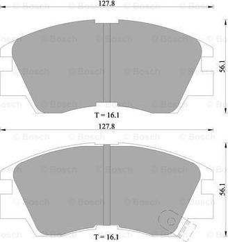 BOSCH 0 986 505 360 - Set placute frana,frana disc aaoparts.ro