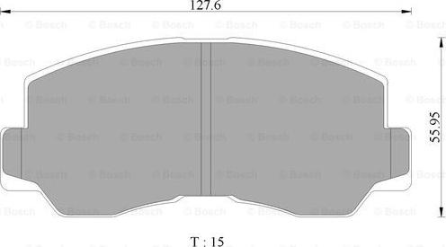 BOSCH 0 986 505 330 - Set placute frana,frana disc aaoparts.ro