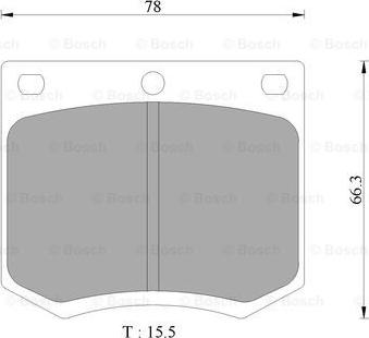 BOSCH 0 986 505 284 - Set placute frana,frana disc aaoparts.ro
