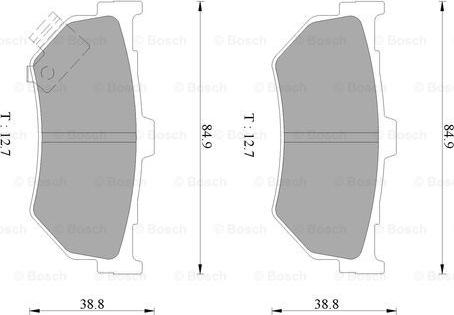 BOSCH 0 986 505 791 - Set placute frana,frana disc aaoparts.ro