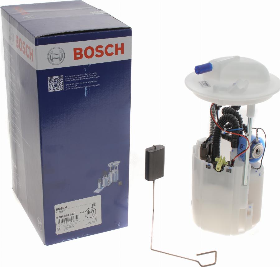 BOSCH 0 986 580 947 - Modul alimentare combustibil aaoparts.ro