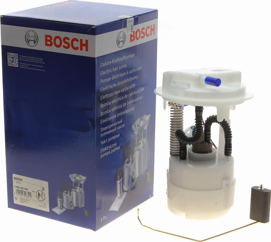 BOSCH 0 986 580 960 - Modul alimentare combustibil aaoparts.ro