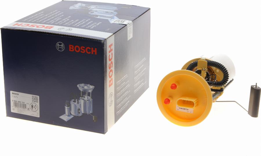 BOSCH 0 986 580 191 - Modul alimentare combustibil aaoparts.ro