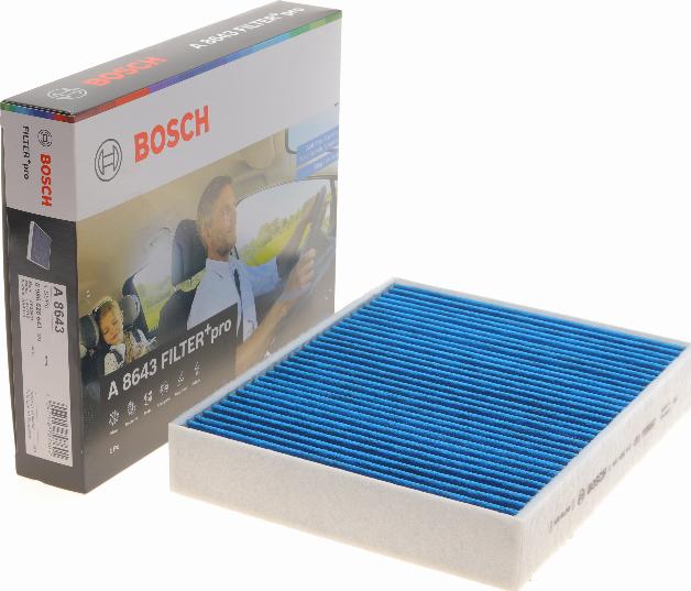 BOSCH 0986628643 - Filtru, aer habitaclu aaoparts.ro