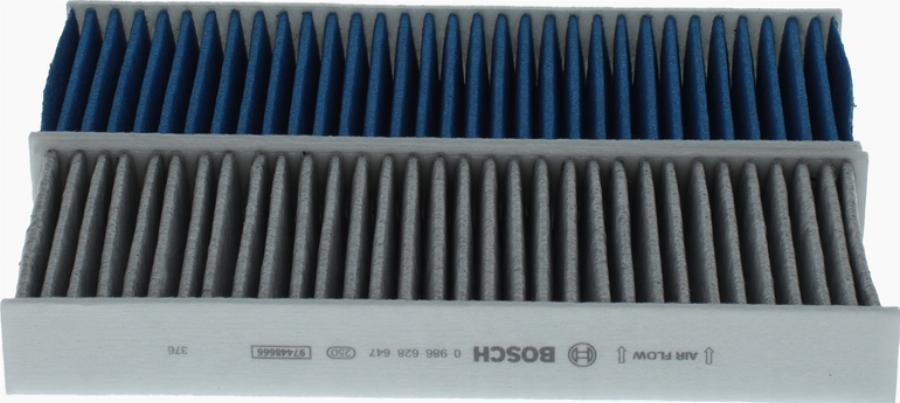 BOSCH 0 986 628 647 - Filtru, aer habitaclu aaoparts.ro