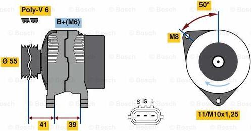 BOSCH 0 986 049 490 - Generator / Alternator aaoparts.ro