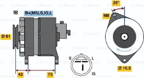 BOSCH 0 986 044 991 - Generator / Alternator aaoparts.ro
