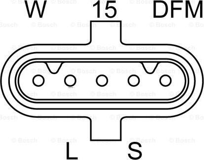 BOSCH 0 986 081 870 - Generator / Alternator aaoparts.ro