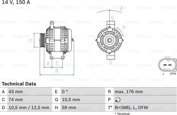 BOSCH 0 986 047 920 - Generator / Alternator aaoparts.ro