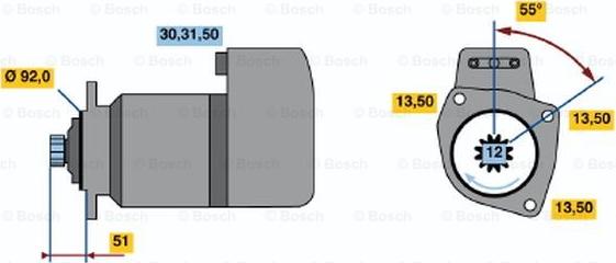 BOSCH 0 986 016 100 - Starter aaoparts.ro