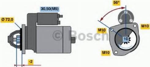 BOSCH 0 986 018 970 - Starter aaoparts.ro