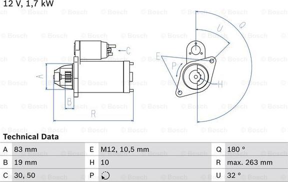 BOSCH 0 986 018 210 - Starter aaoparts.ro