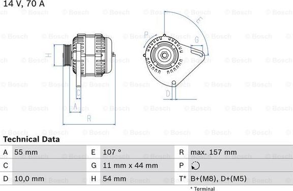 BOSCH 0 986 080 490 - Generator / Alternator aaoparts.ro