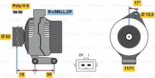 BOSCH 0 986 080 230 - Generator / Alternator aaoparts.ro