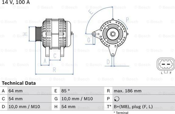 BOSCH 0 986 083 420 - Generator / Alternator aaoparts.ro