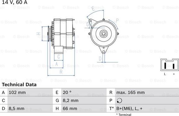 BOSCH 0 986 034 740 - Generator / Alternator aaoparts.ro