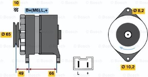 BOSCH 0 986 037 281 - Generator / Alternator aaoparts.ro