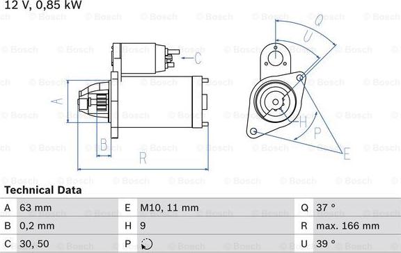 BOSCH 0 986 024 190 - Starter aaoparts.ro