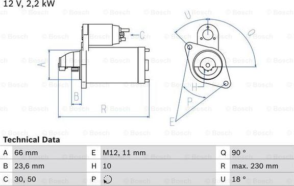 BOSCH 0 986 025 400 - Starter aaoparts.ro