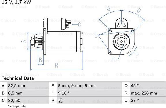 BOSCH 0 986 025 660 - Starter aaoparts.ro