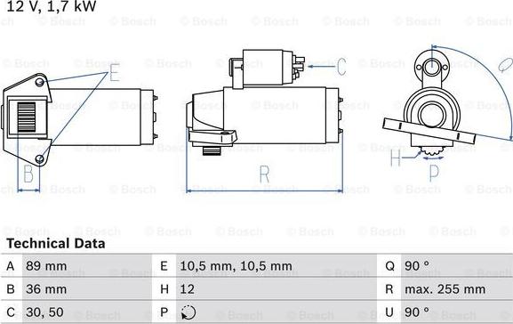 BOSCH 0 986 025 830 - Starter aaoparts.ro