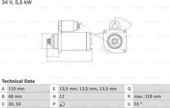 BOSCH 0 986 021 490 - Starter aaoparts.ro