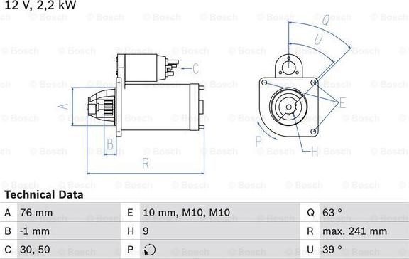 BOSCH 0 986 021 620 - Starter aaoparts.ro