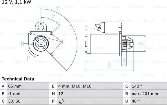 BOSCH 0 986 021 741 - Starter aaoparts.ro