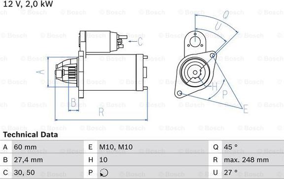 BOSCH 0 986 023 140 - Starter aaoparts.ro