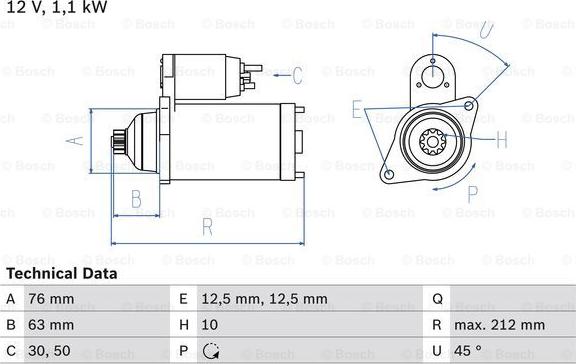 BOSCH 0 986 027 090 - Starter aaoparts.ro