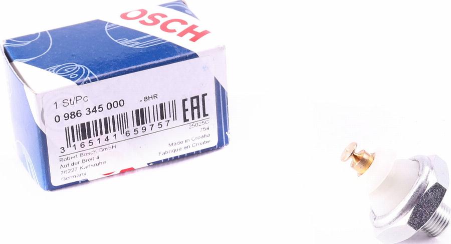 BOSCH 0 986 345 000 - Senzor,presiune ulei aaoparts.ro