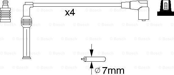 BOSCH 0 986 356 778 - Set cablaj aprinder aaoparts.ro