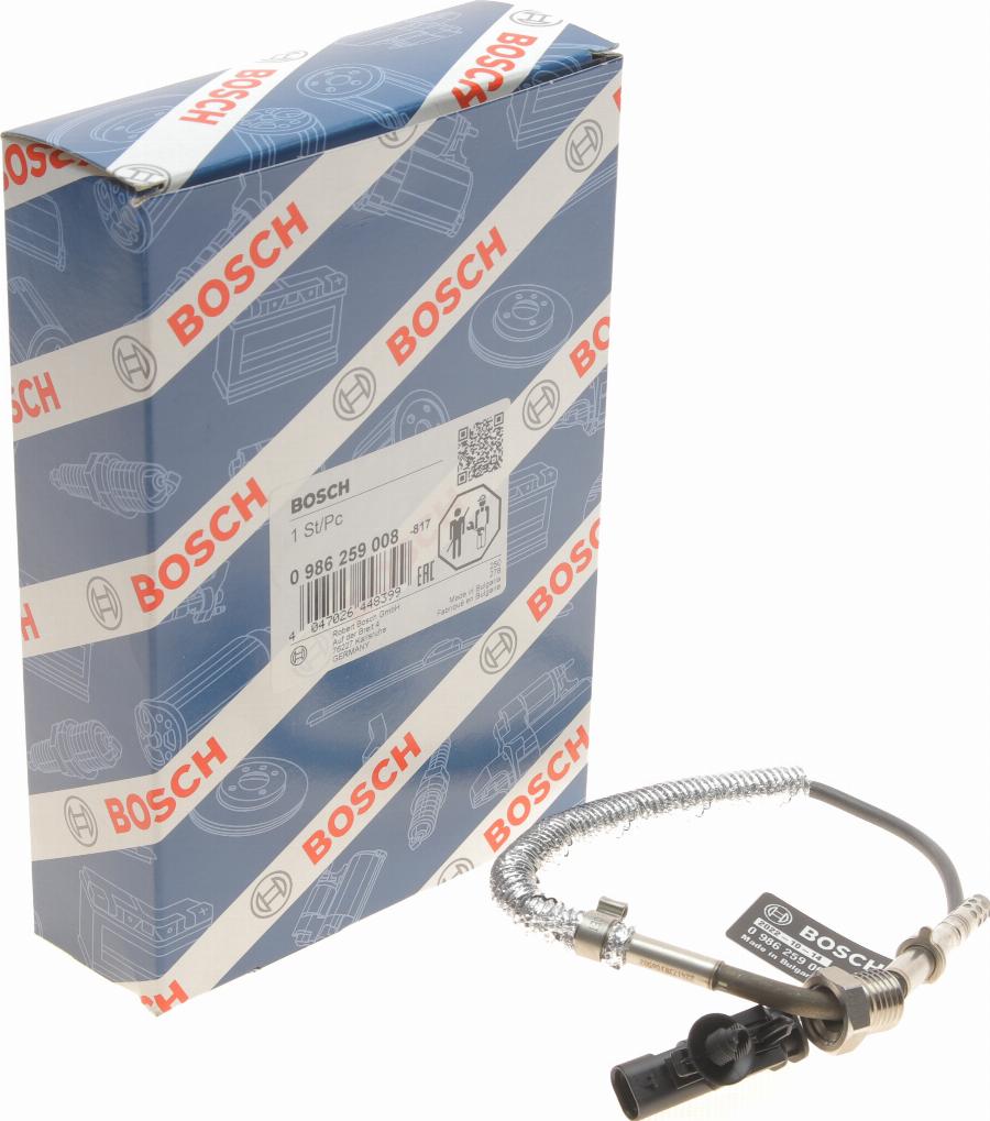 BOSCH 0 986 259 008 - Senzor, temperatura gaze evacuare aaoparts.ro