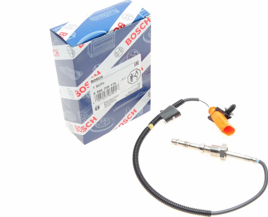 BOSCH 0 986 259 115 - Senzor, temperatura gaze evacuare aaoparts.ro