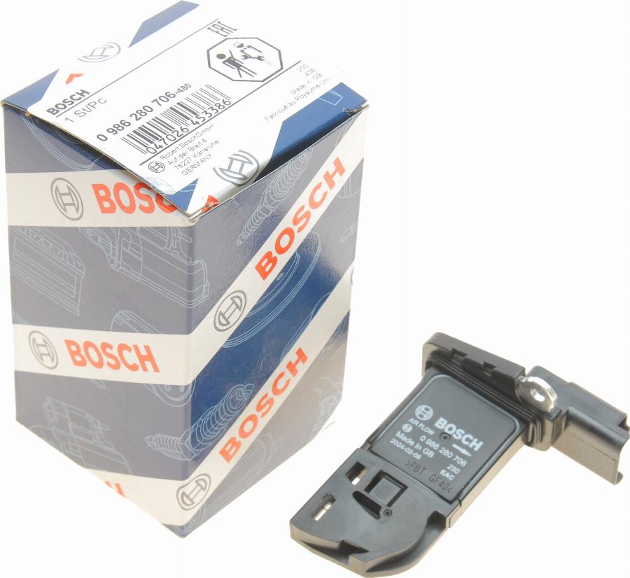 BOSCH 0 986 280 706 - Senzor debit aer aaoparts.ro