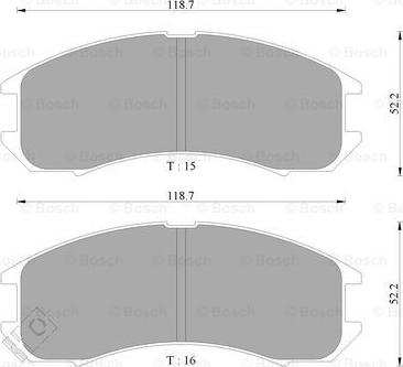 BOSCH 0 986 AB9 024 - Set placute frana,frana disc aaoparts.ro