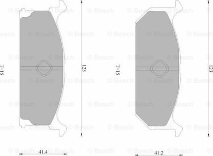 BOSCH 0 986 AB9 159 - Set placute frana,frana disc aaoparts.ro