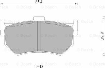 BOSCH 0 986 AB9 310 - Set placute frana,frana disc aaoparts.ro