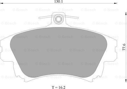 BOSCH 0 986 AB4 465 - Set placute frana,frana disc aaoparts.ro