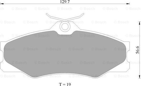 BOSCH 0 986 AB4 431 - Set placute frana,frana disc aaoparts.ro