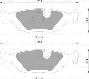 BOSCH 0 986 AB4 424 - Set placute frana,frana disc aaoparts.ro
