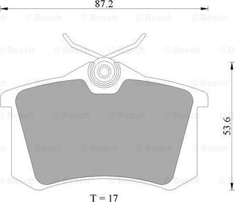 BOSCH 0 986 AB4 564 - Set placute frana,frana disc aaoparts.ro