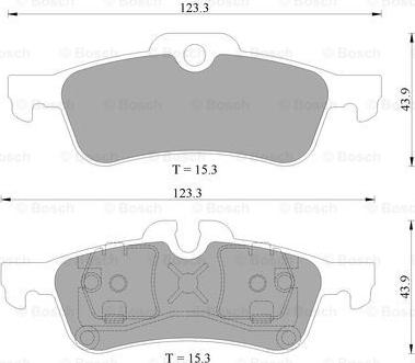 BOSCH 0 986 AB4 581 - Set placute frana,frana disc aaoparts.ro