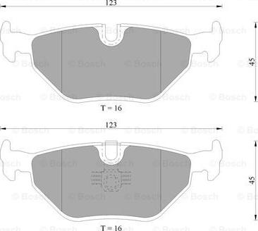 BOSCH 0 986 AB4 693 - Set placute frana,frana disc aaoparts.ro