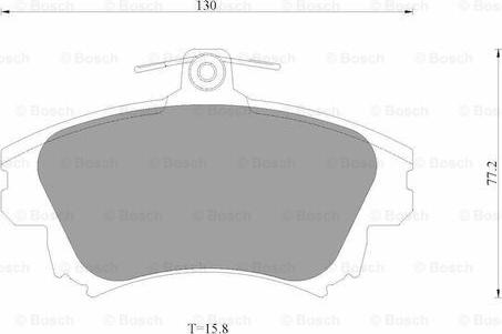 BOSCH 0 986 AB3 505 - Set placute frana,frana disc aaoparts.ro